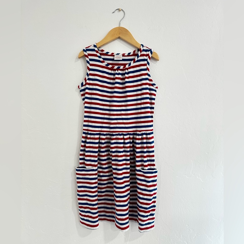 Hanna Andersson So Breezy Stripe Dress, Size 10